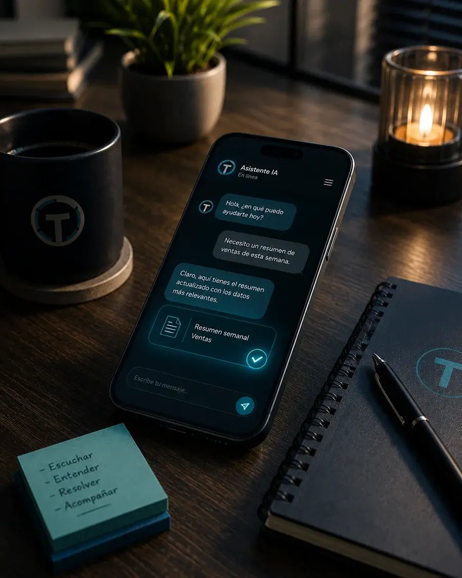 Chatbots y asistentes IA